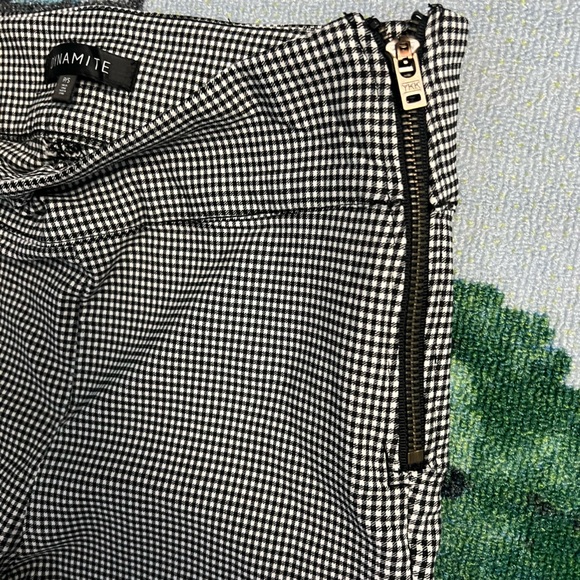 Dynamite dressy black and white checkered pants. - Picture 2 of 5